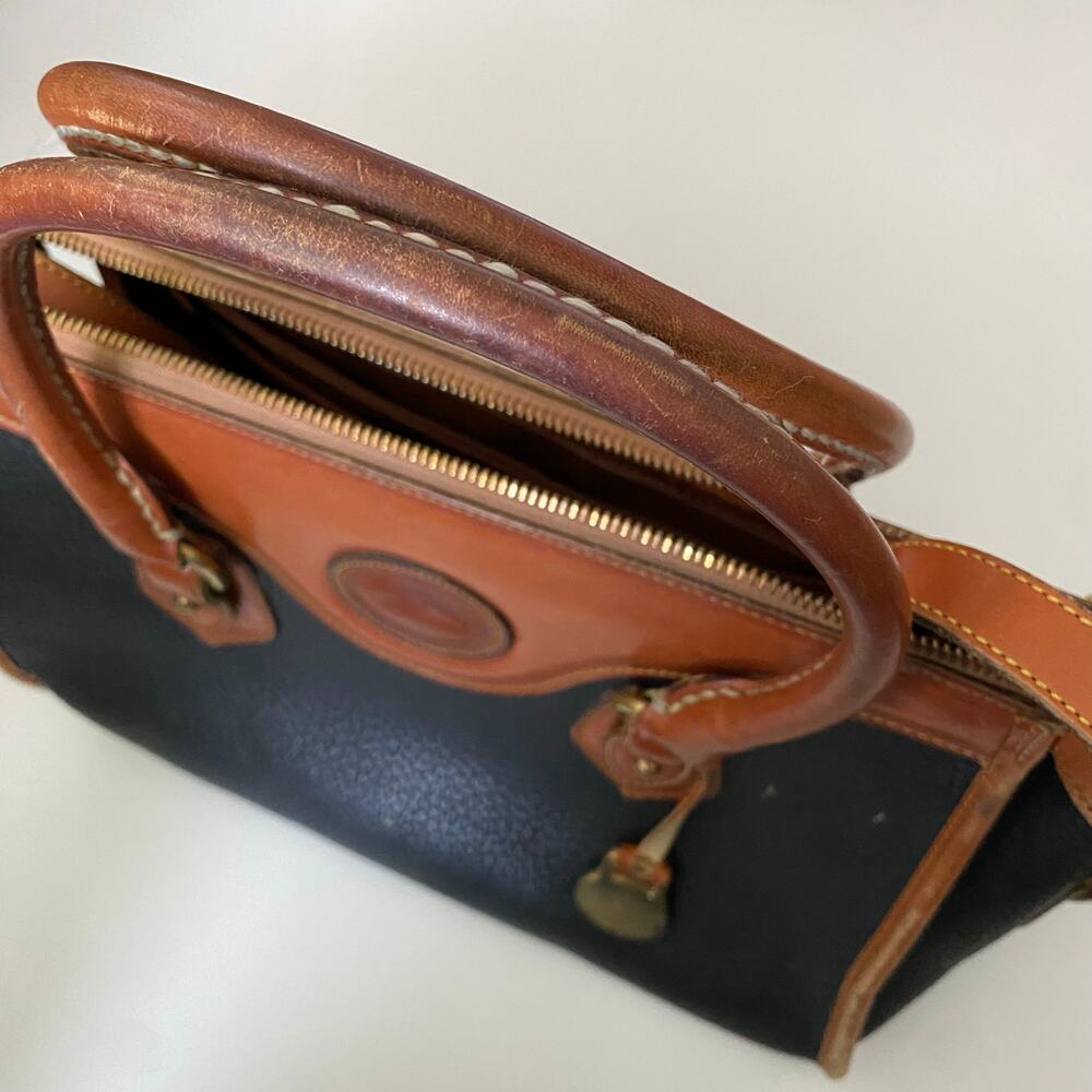 Dooney & Bourke Top Handle Black Leather Bag - Picture 8 of 8
